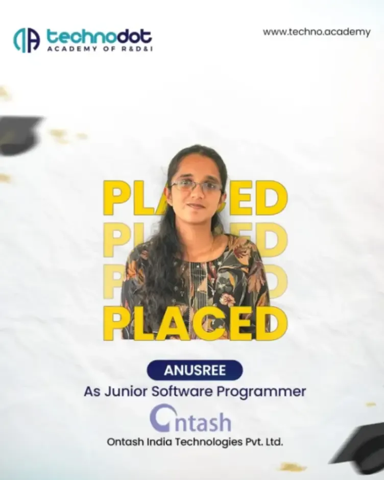 Congrats!AnusreePlaced as Junior Software Programmer OntashJoin and Get Placed📲+91 80862 99197.webp